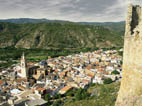 Vista de Gestalgar des del castell.
